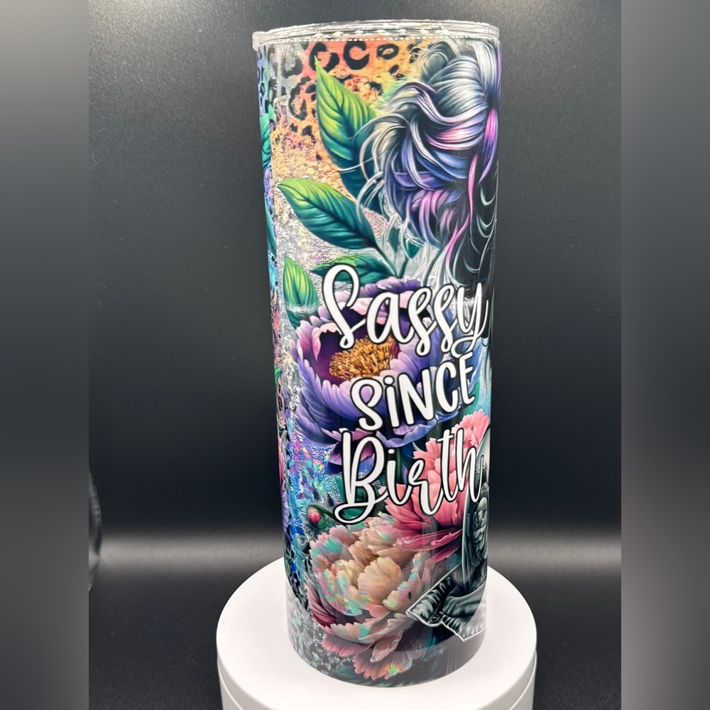 Tattooed Beauty ‘Sassy Since Birth’ 20oz Tumbler | Bold & Colorful